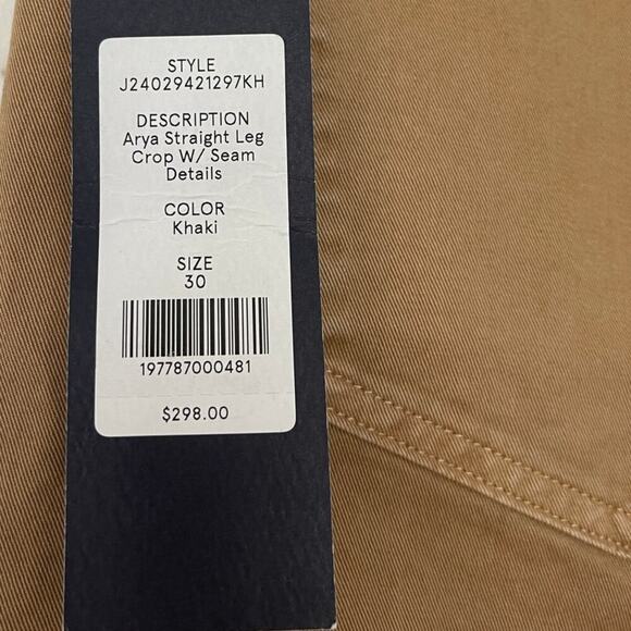 NWT Veronica Beard Arya Straight Leg Pant Size 30 - Picture 9 of 9